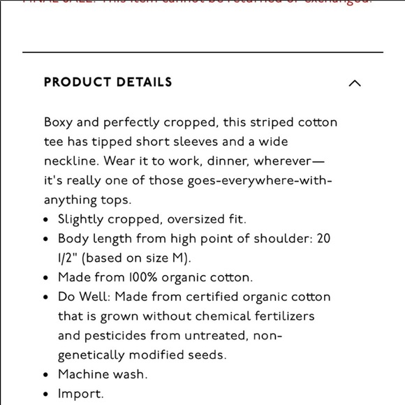 Madewell cropped tee - Picture 5 of 5